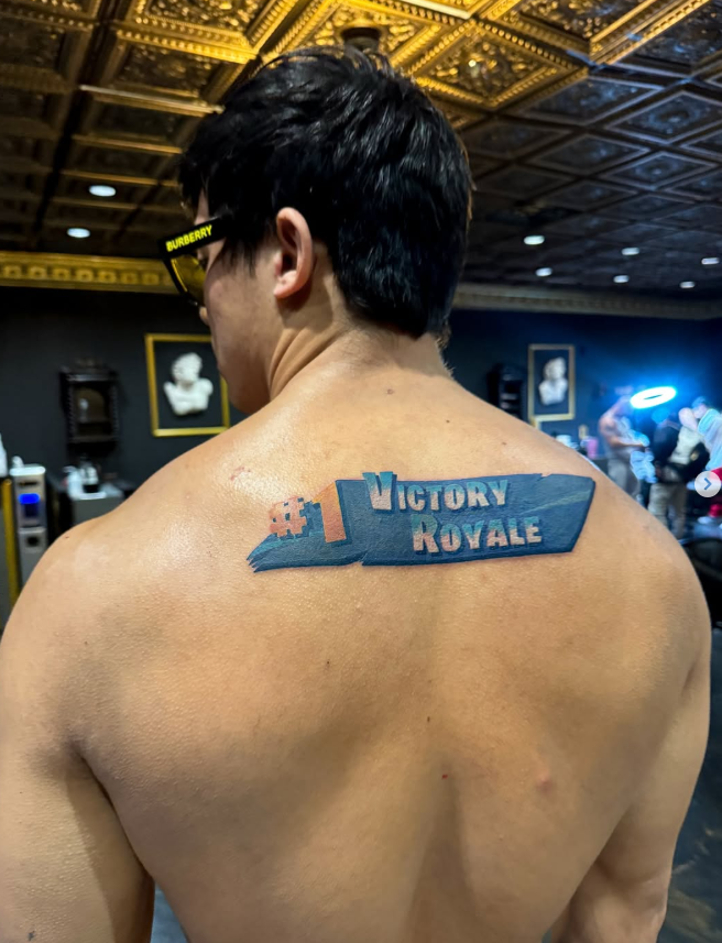 TOGSTER's Victory Royale tattoo