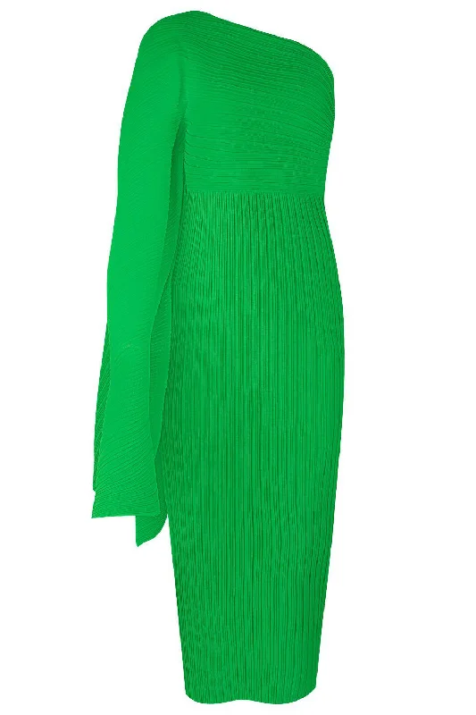 Polyester Dresses for Durable -Lenna Dress - Bright Green