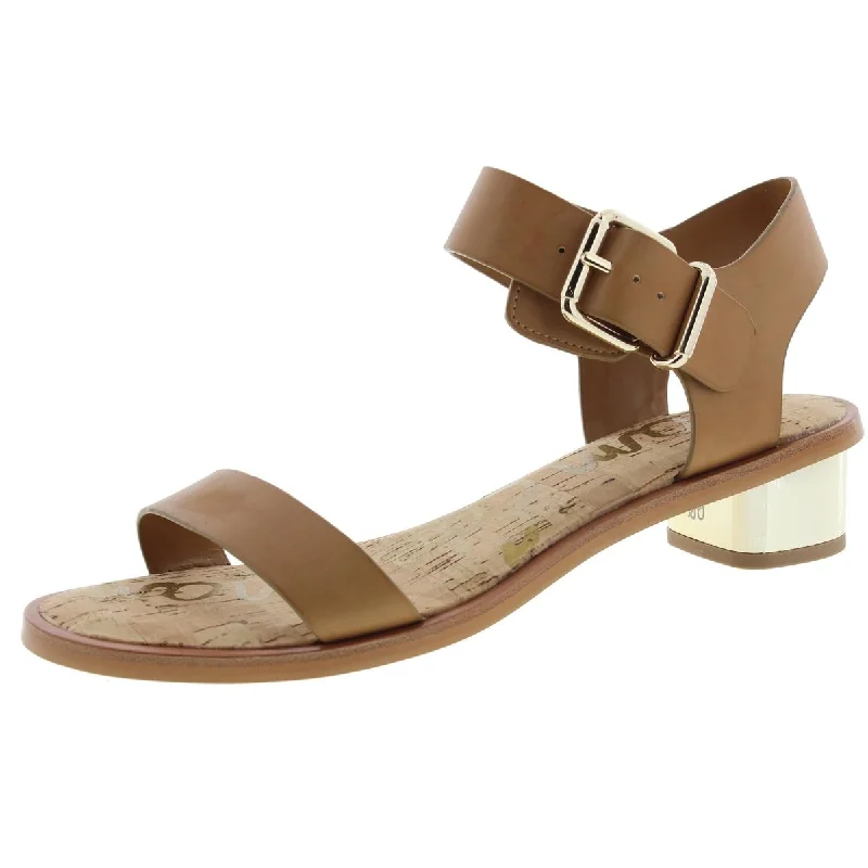 Celtic Dresses with Knotwork -Sam Edelman Womens Trixie Faux Leather Cork Dress Sandals