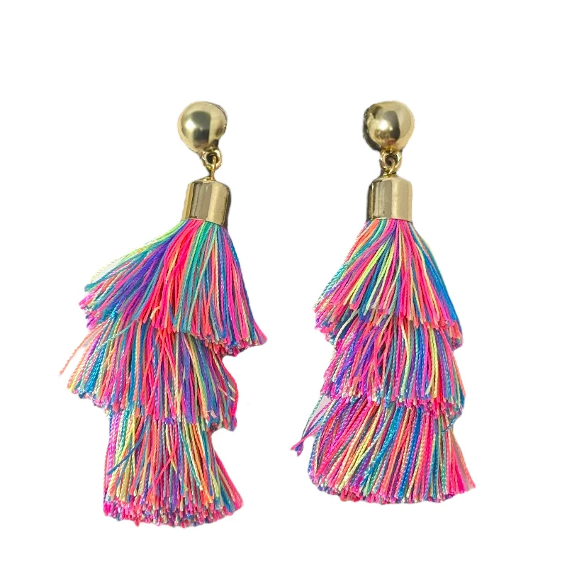 Geometric Drop Earrings for Trend -Tropical Tassel Earrings Dangle/drop By Unbranded