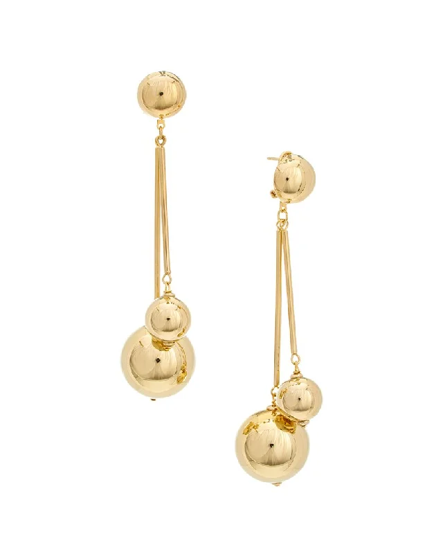 Drop Earrings with Wave Designs -Carolina Herrera Earrings