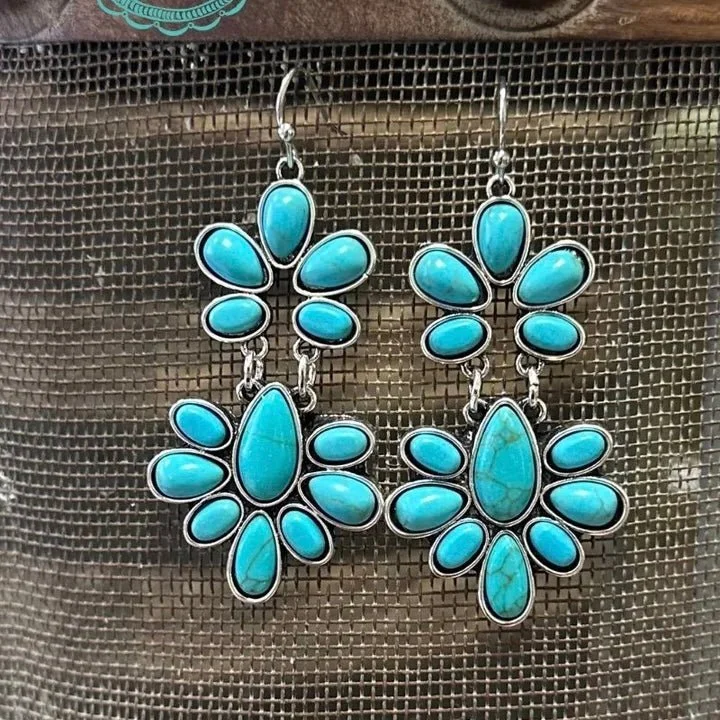 Drop Earrings for Graduation Day -Colorado Concho Earrings