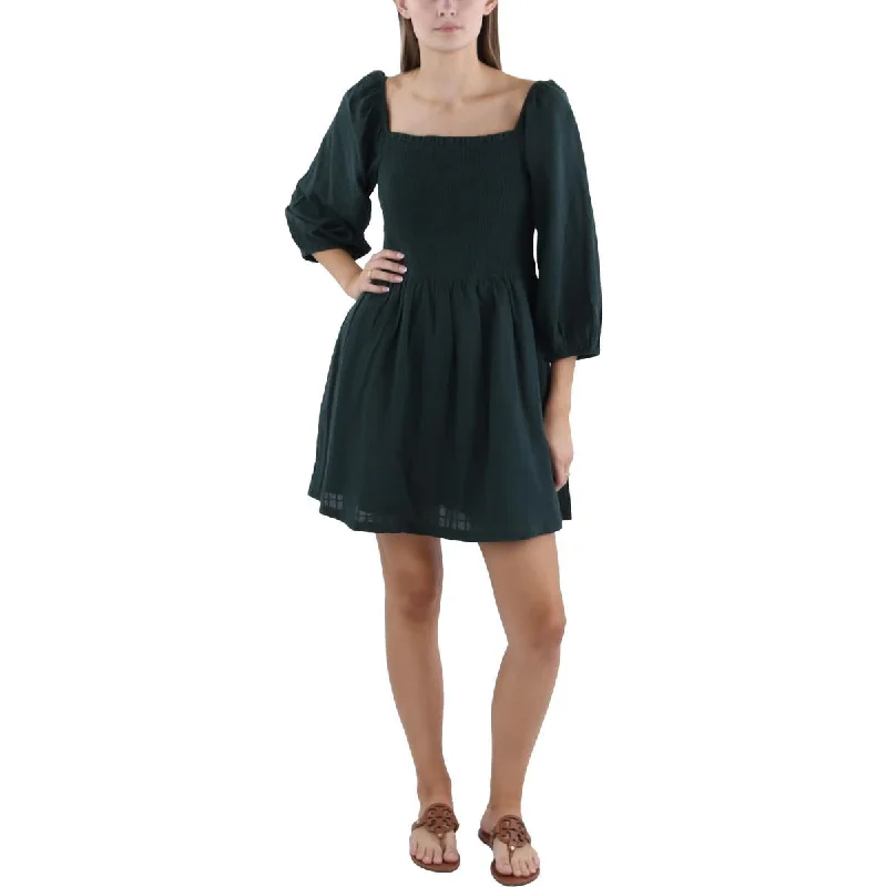 Wrap Dresses for Adjustable -Lost + Wander Womens Cotton Above Knee Mini Dress