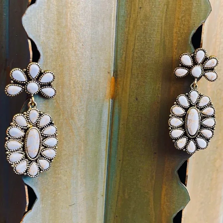 Beaded Drop Earrings for Party -Gilded Peak Earrings