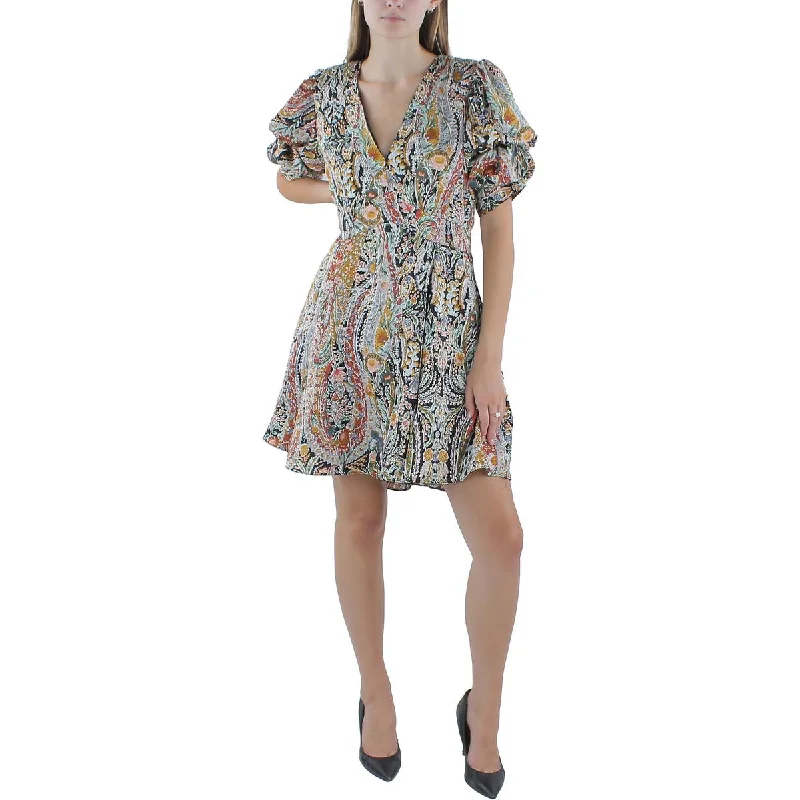 Hippie Dresses with Beads -1.State Womens Floral Print  Fit & Flare Dress