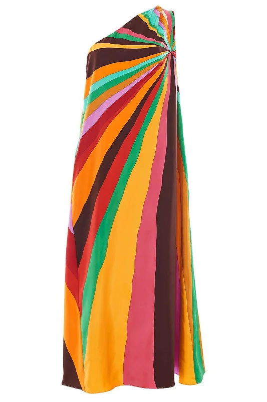 African Dresses with Culture -Roy Dress - Rainbow