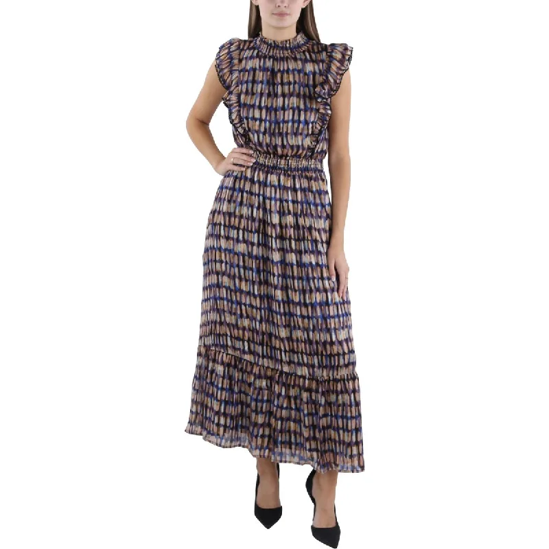 Geometric Dresses for Modern -Lost + Wander Womens Printed Tea Length Maxi Dress