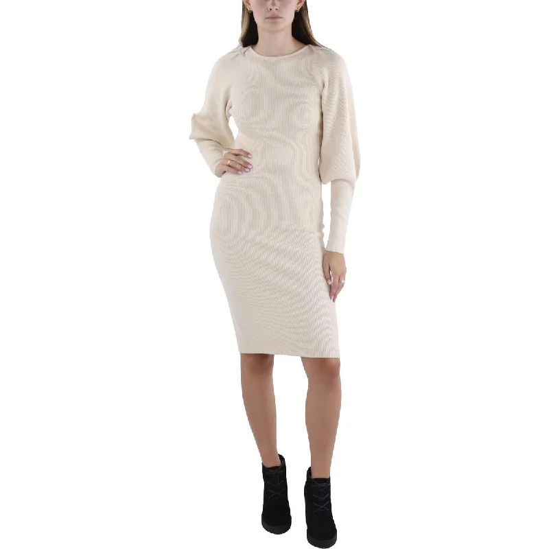 Punk Dresses with Spikes -French Connection Womens Knit Knee Length Sweaterdress