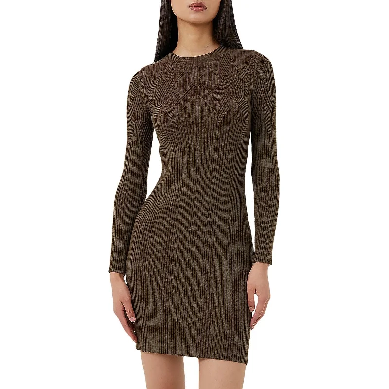 African Dresses with Culture -French Connection Womens Ribbed Above Knee Sweaterdress