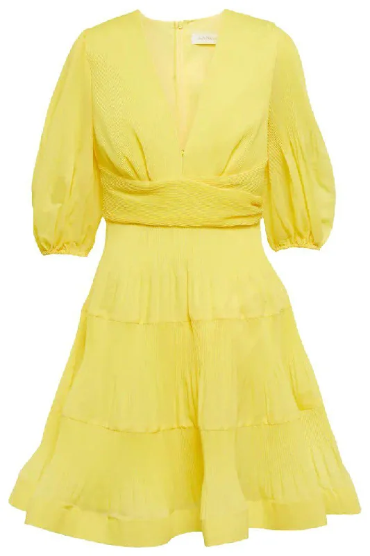 Vintage Dresses for Nostalgia -Pleated Mini Dress