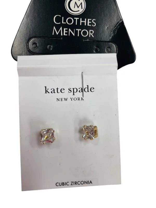 Crystal and Pearl Drop Earrings for Glamour -Earrings Designer By Kate Spade