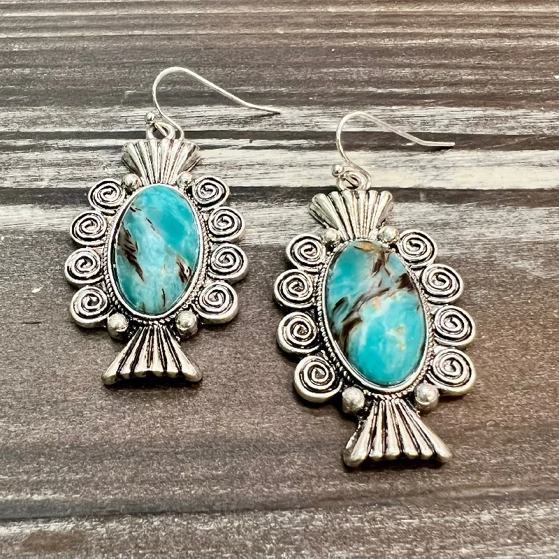 Adjustable Drop Earrings for Custom Fit -Queen Creek Earrings