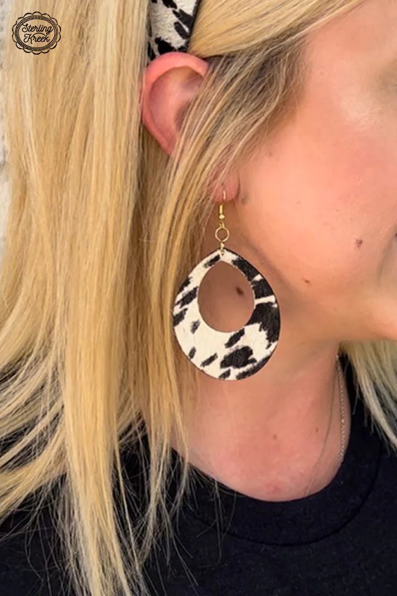 Ethnic Drop Earrings with Tribal Design -The Clarabelle Earrings