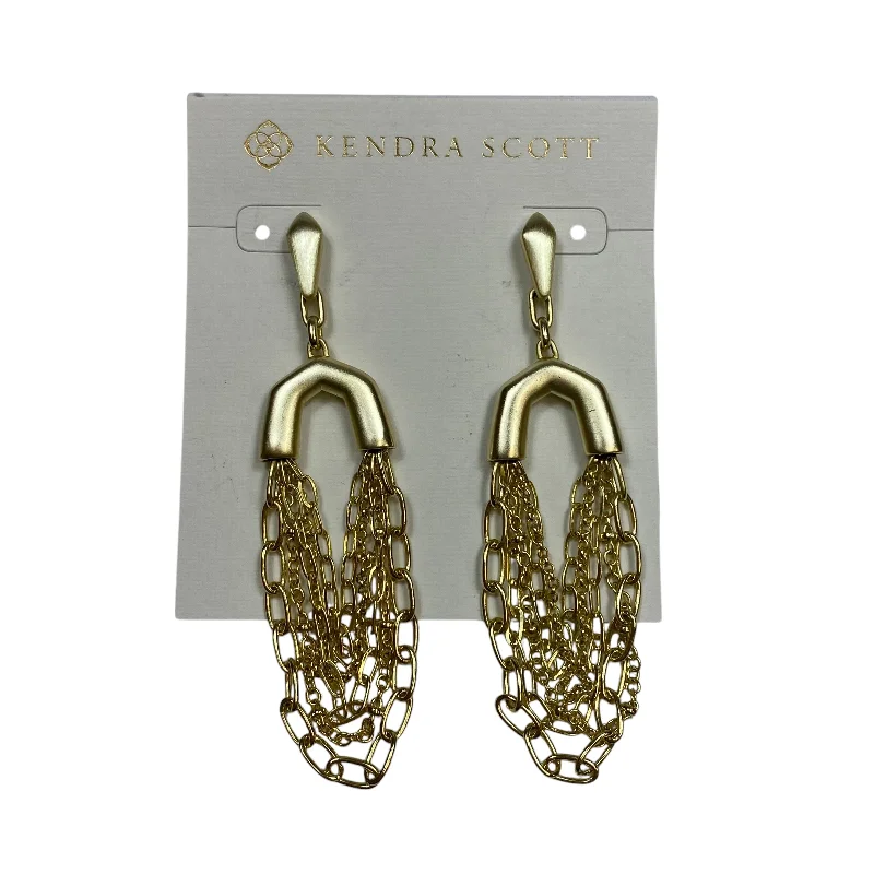 Push Back Drop Earrings for Convenience -Earrings Designer By Kendra Scott