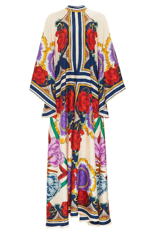 Ethnic Dresses with Tribal Design -Magnifico Dress - Foulard Liberty