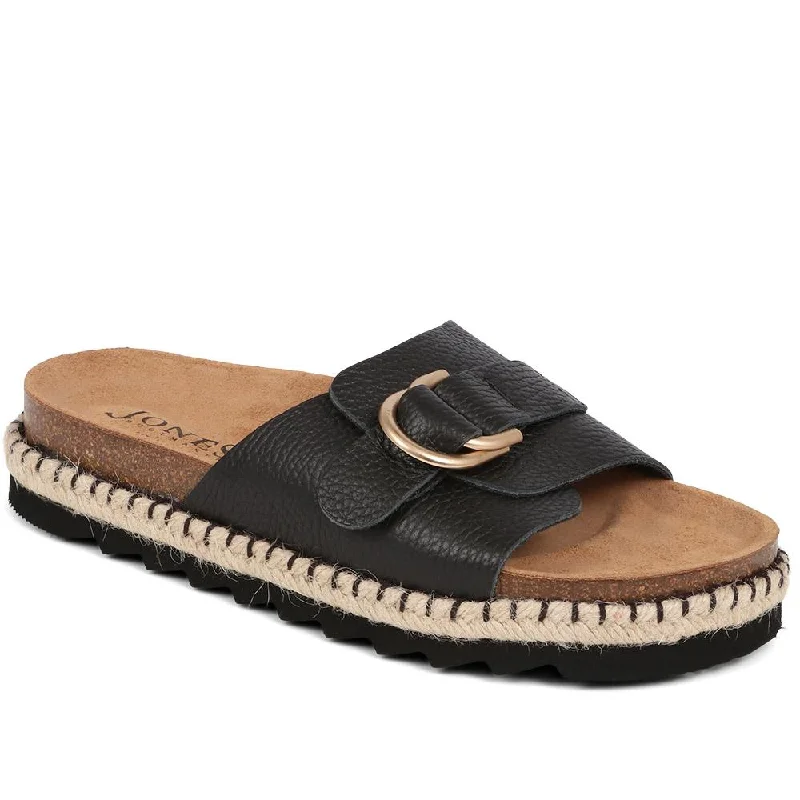 Stylish sandals for men with sporty design and cushioned footbed for maximum comfort-Jana Slip-On Sandals  - JANA / 325 291