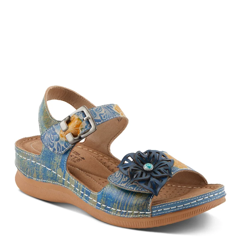 Comfortable sandals for women with padded straps and soft footbed for long wear-L'ARTISTE JENELLA SANDALS