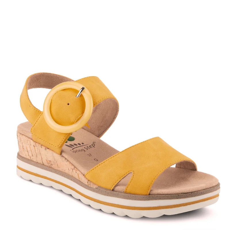 Casual sandals for women with flat soles and adjustable straps for easy wear-SPRING STEP RELIFE LORIYA SANDALS