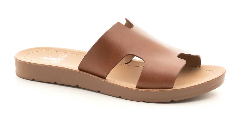 Trendy sandals for men with suede straps and minimalistic design for everyday wear-Tan Summer Essential Sandals