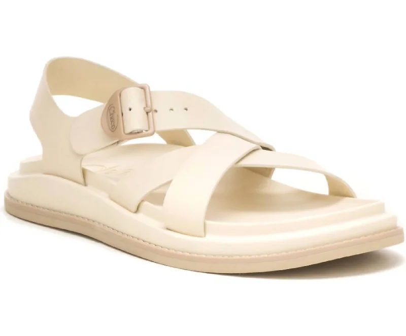 Comfortable sandals for men with breathable straps and durable slip-resistant soles-Townes Sandals In Angora