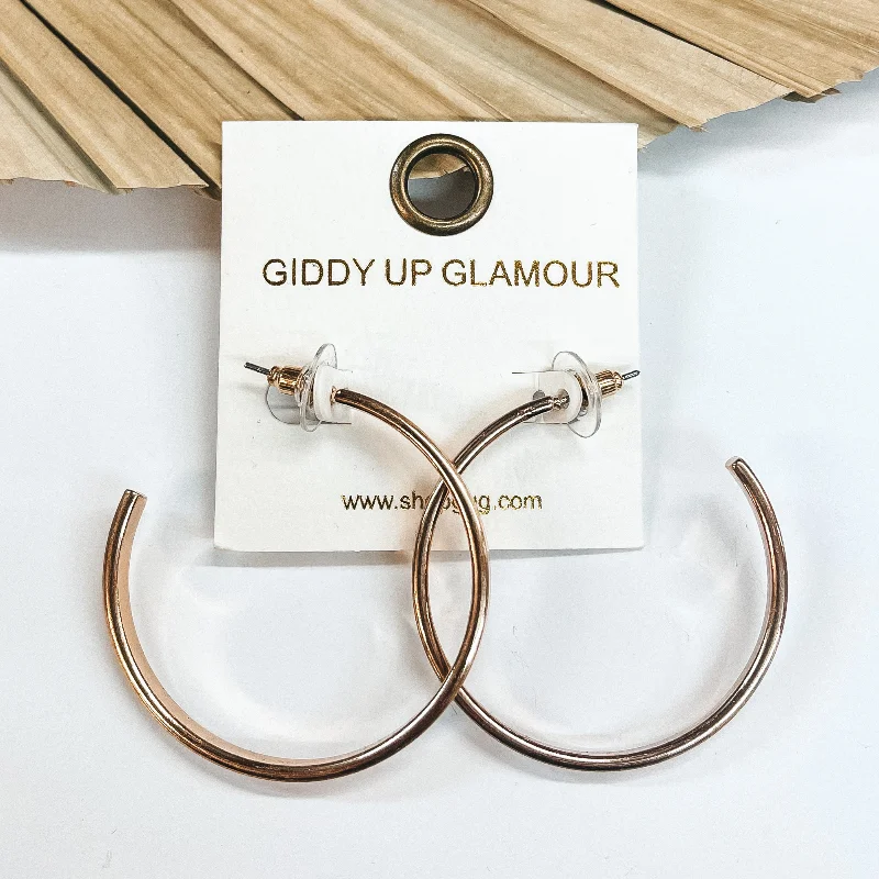 Best hoop earrings with detachable studs for a versatile and adjustable accessory-Sandbar Party Matte Gold Hoops