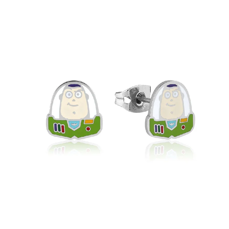 Best hoop earrings with lever-back closures for secure and easy wear-Disney Pixar Toy Story Buzz Lightyear Studs