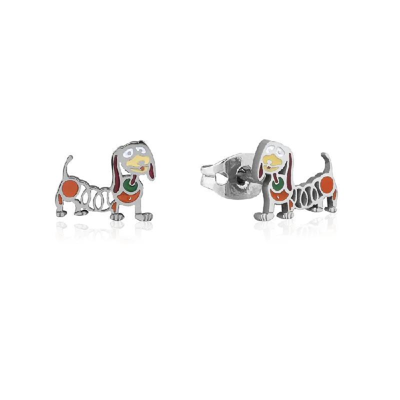 Lightweight hoop earrings for comfortable and all-day wear-Disney Pixar Toy Story Slinky Dog Studs