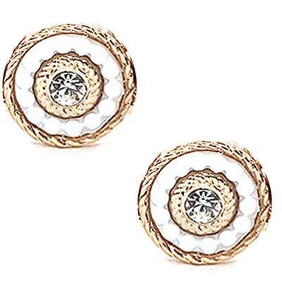 Best hoop earrings with satin ribbons for a soft, feminine appearance-Meghan Browne Earring Zara - White