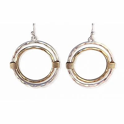 Hoop earrings with twisted metal designs for a dynamic and modern style-Meghan Browne Overton Earring - Silver